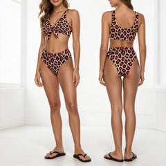 ETC Leopard Tie Up Bikini