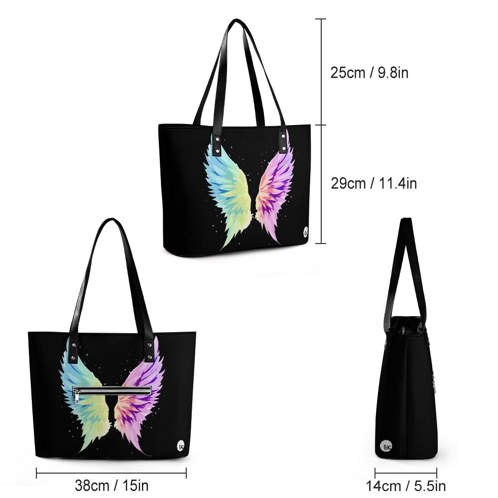 ETC Angel Wings PU Leather Tote