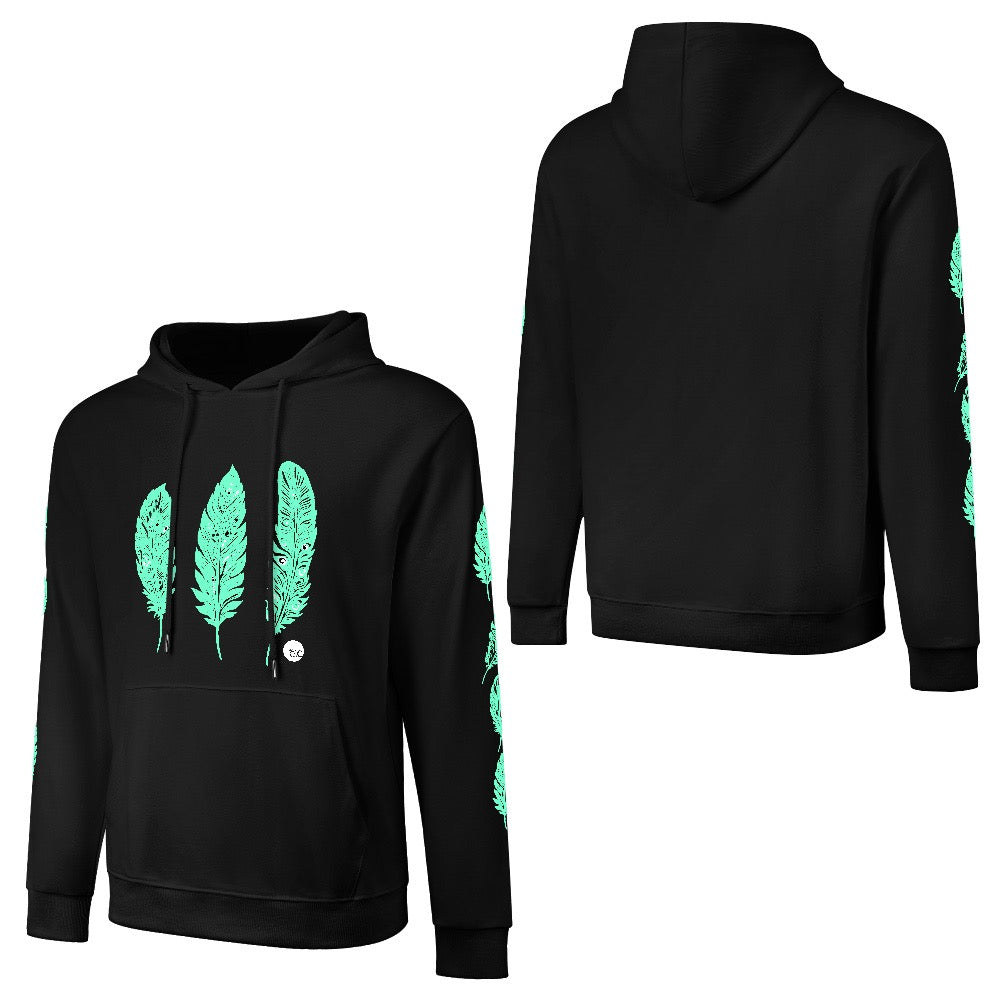 ETC Mint Feather Cotton Hoodie