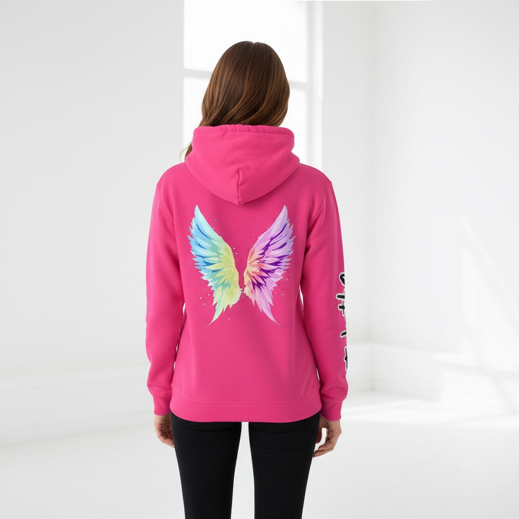 ETC Pink Angel Wings Charity Hoodie