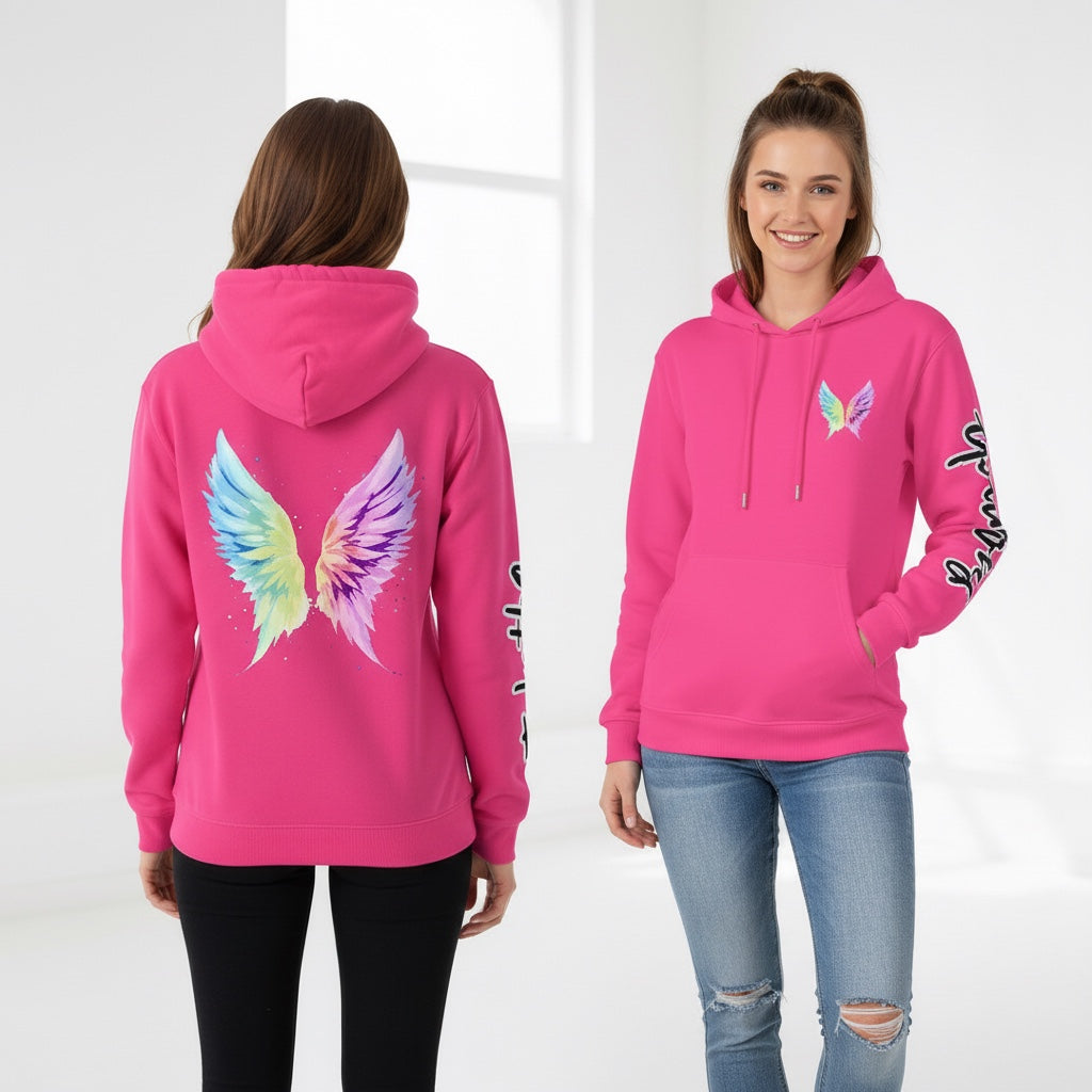 ETC Pink Angel Wings Charity Hoodie