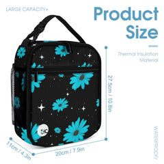 ETC Blue Daisies Backpack Set