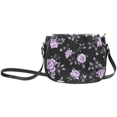 ETC Fleur Violettes Saddle Bag