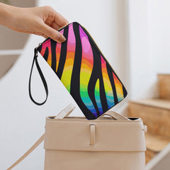 ETC Rainbow Zebra PU Leather Wallet