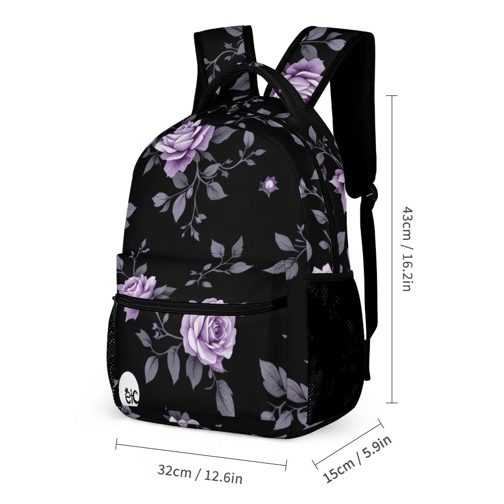 ETC Fleur Violettes Back Pack Set
