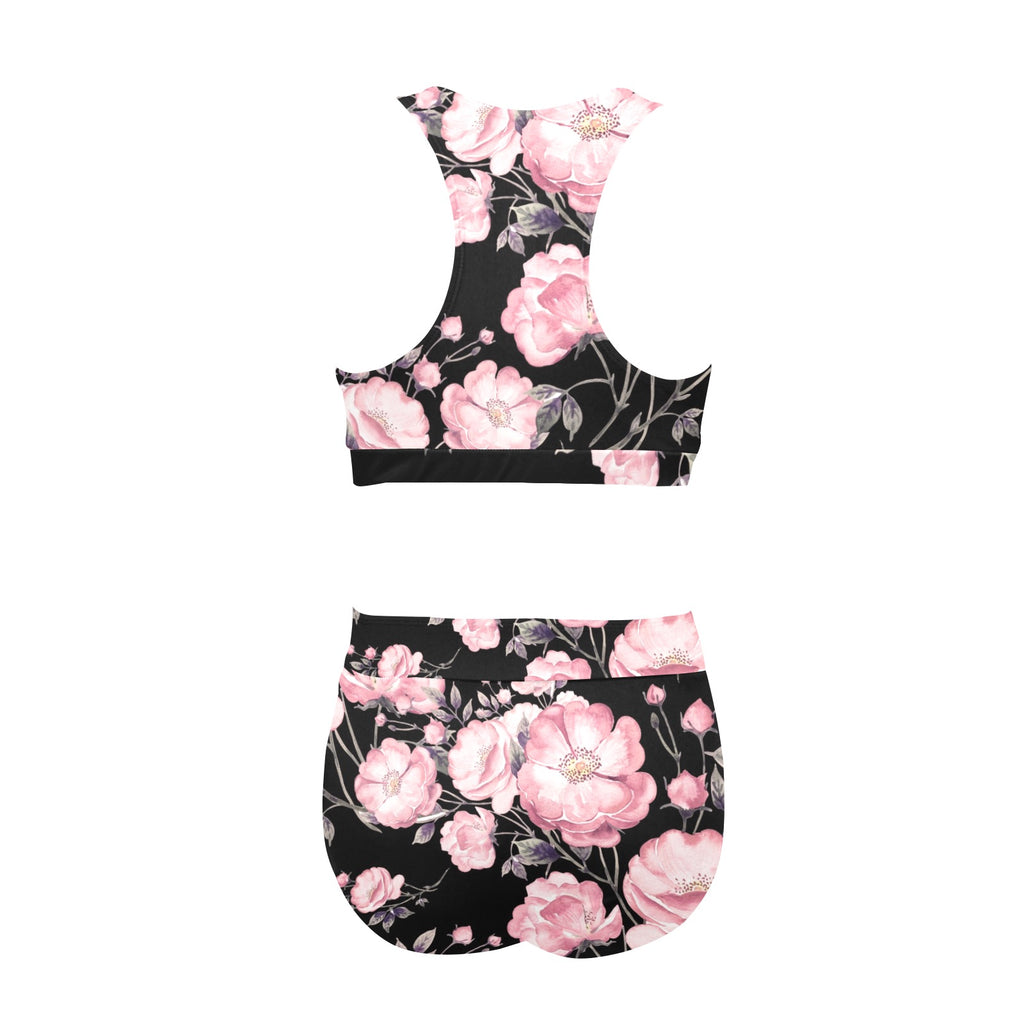 ETC Spring 17' Peonies High Waisted Bikini