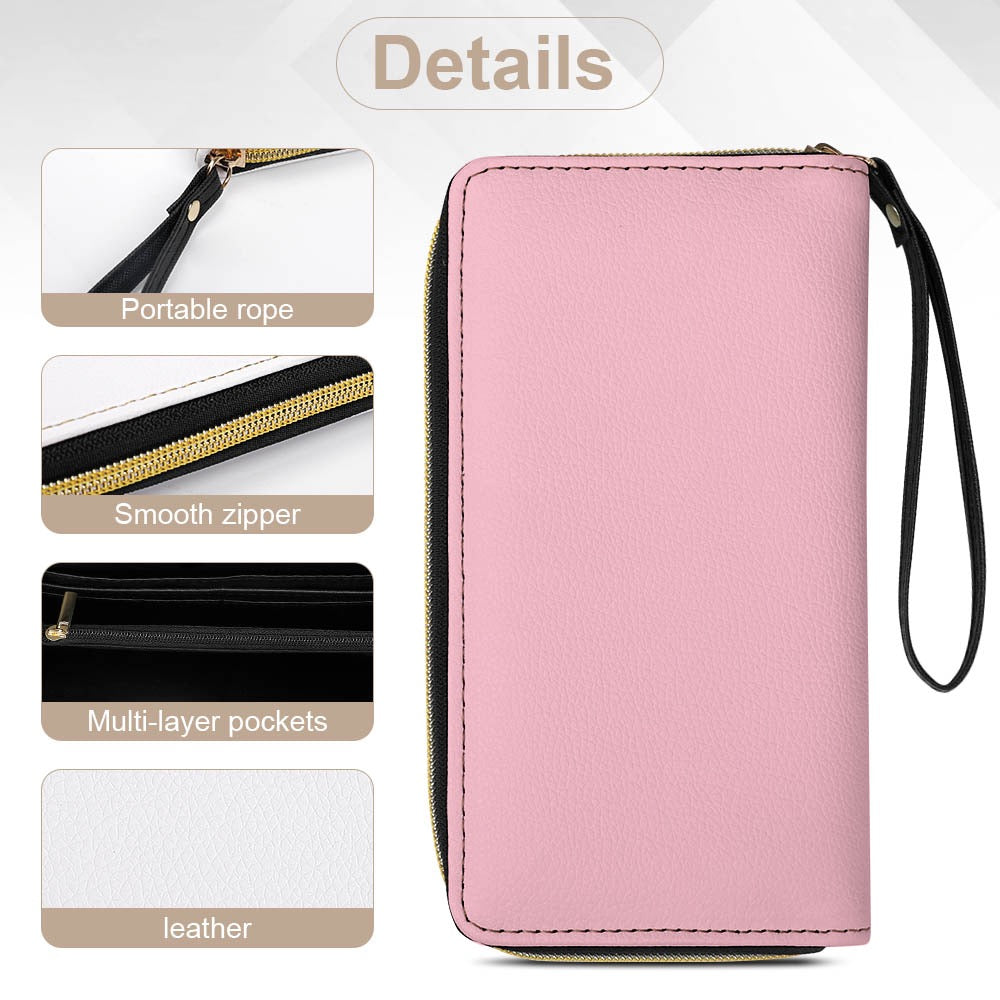 ETC Baby Pink PU Leather Wallet
