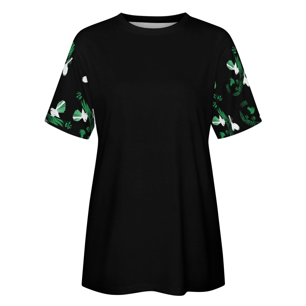 ETC Green Piwakawaka Cotton Tee