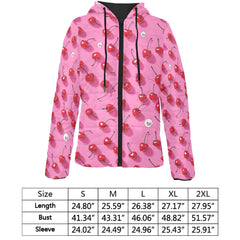 ETC Pink Cherries Puffer Jacket