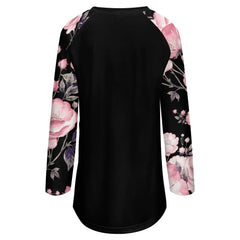 ETC Spring 17' Pink Peonies Long Sleeve