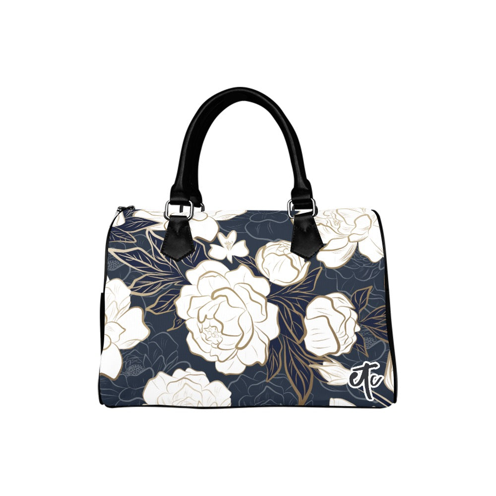 ETC Summer Peonies Barrel Handbag