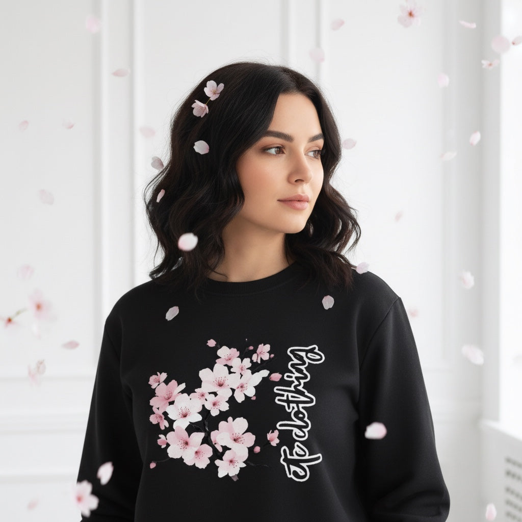 ETC Cherry Blossom Cotton Crew