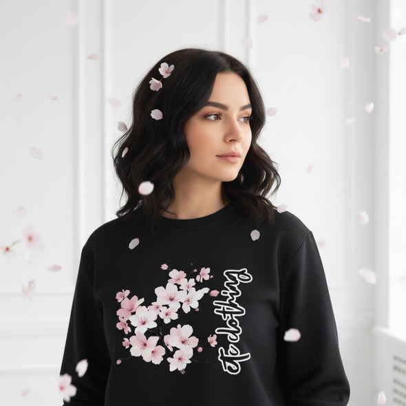 ETC Cherry Blossom Cotton Crew