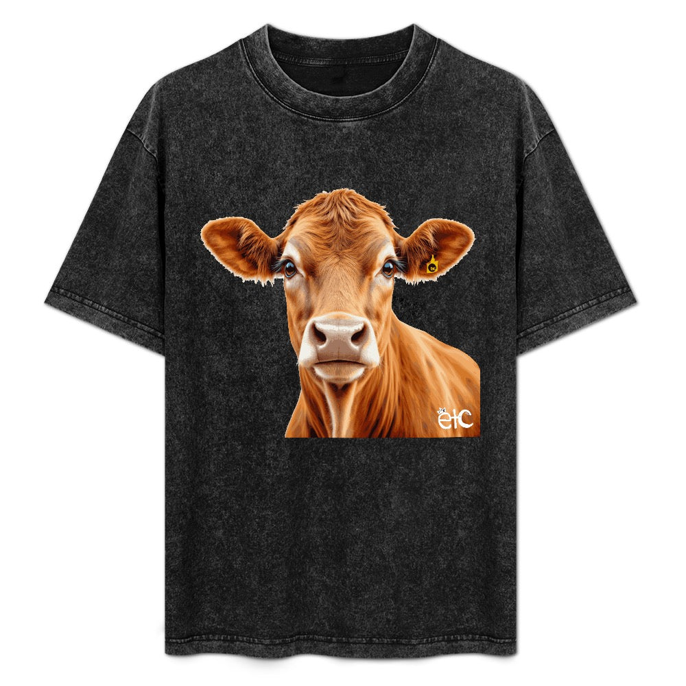 ETC Vintage Wash Jersey Cow