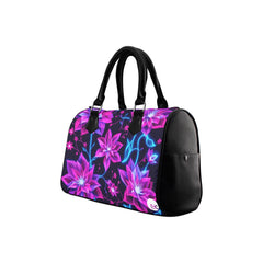 ETC Neon Floral Barrel Handbag