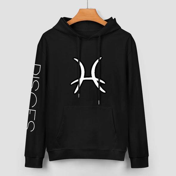ETC Pisces Zodiac Sign Cotton Hoodie