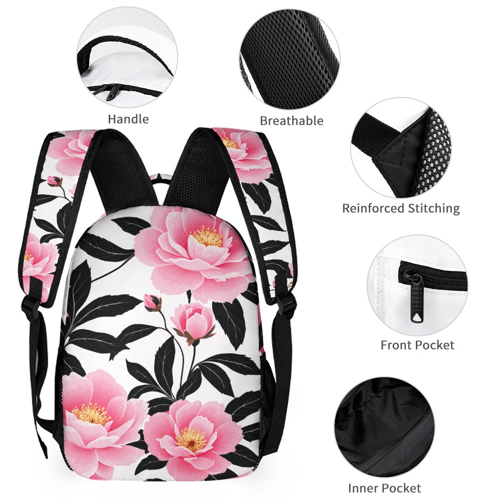 ETC Floral Backpack Set
