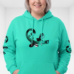 ETC Fantail Fern Mint Cotton Hoodie