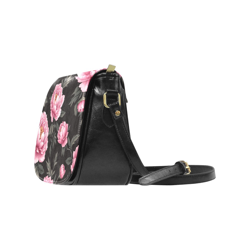 ETC Peonie Floral Saddle Bag (Large)