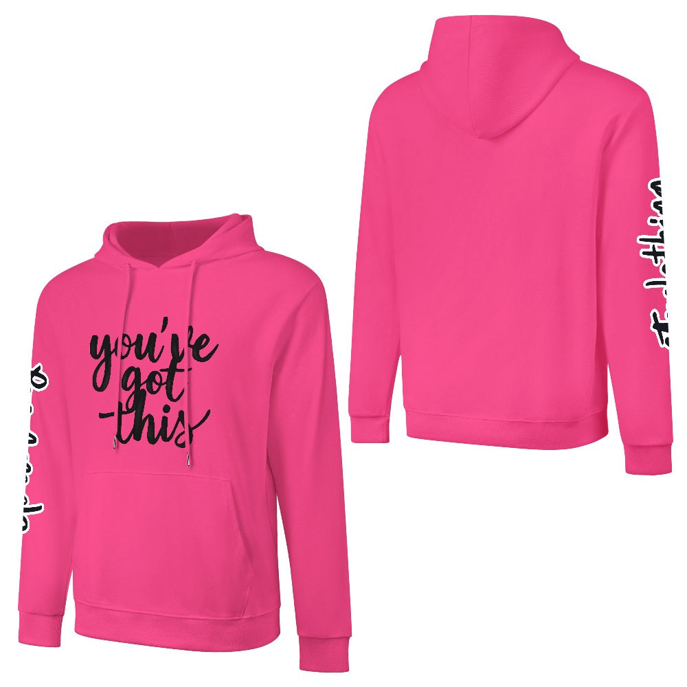 ETC Pink "You've Got This' Cotton Hoodie
