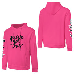 ETC Pink "You've Got This' Cotton Hoodie