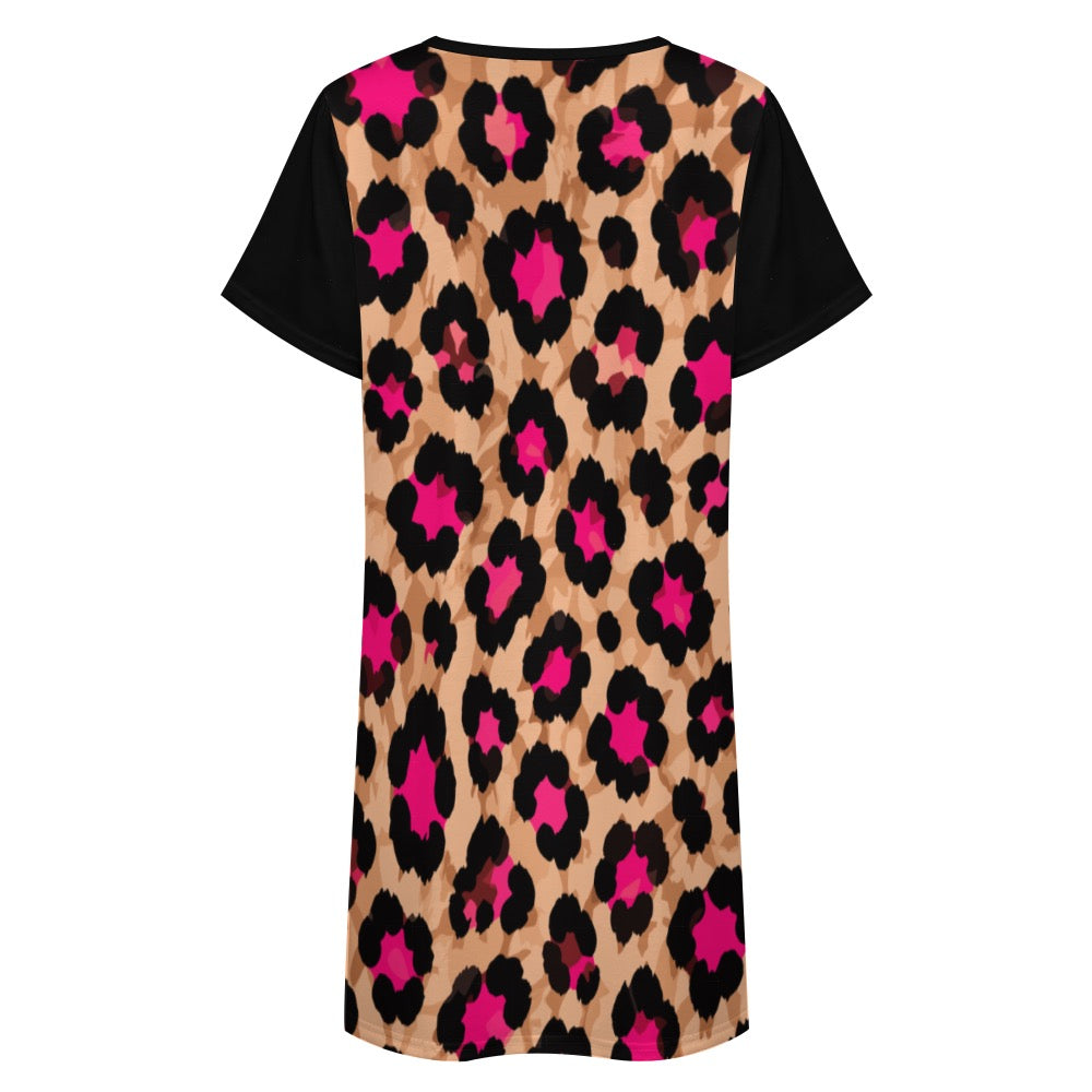 ETC Leopard Tee Dress