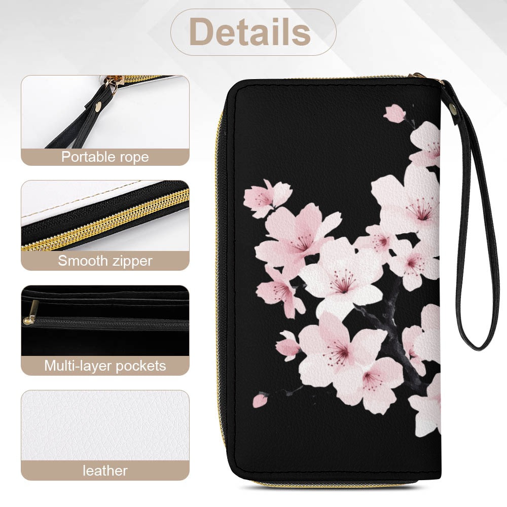 ETC Cherry Blossom PU Leather Wallet