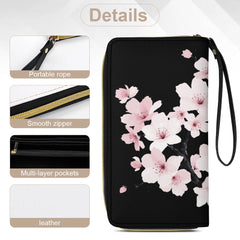 ETC Cherry Blossom PU Leather Wallet