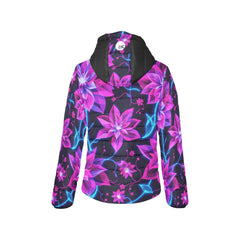 ETC Neon Floral Puffer Jacket