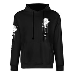ETC Dripping Rose Black Cotton Hoodie