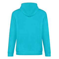 ETC Sky Blue Floral Cow Cotton Hoodie