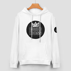 ETC Mum Boss White Cotton Hoodie