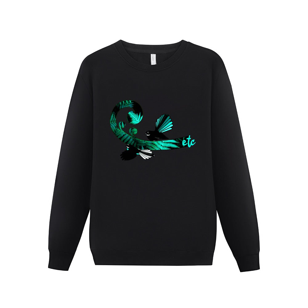 ETC Fantail Fern Cotton Fleece Crew