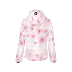 ETC Pink Floral Bloom Puffer Jacket