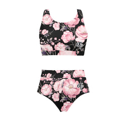 ETC Spring 17' Peonies High Waisted Bikini