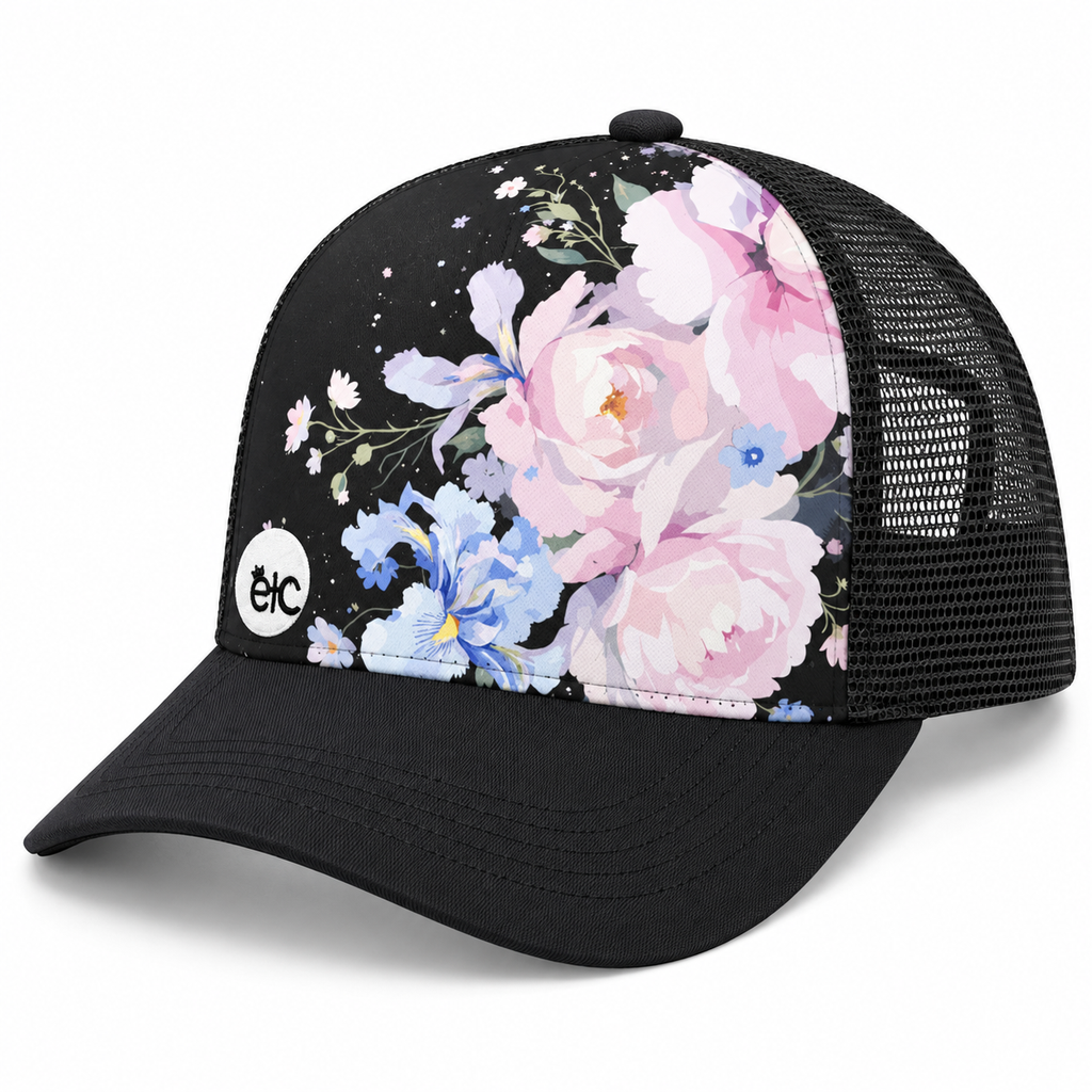 Limited Edition ETC Black Floral Cap