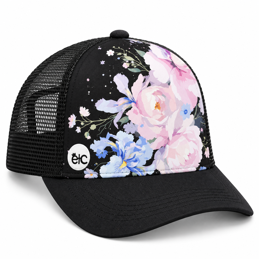 Limited Edition ETC Black Floral Cap