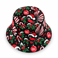 ETC Christmas Fantail Bucket Hat