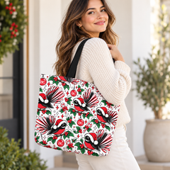 ETC Christmas Fantail Tote
