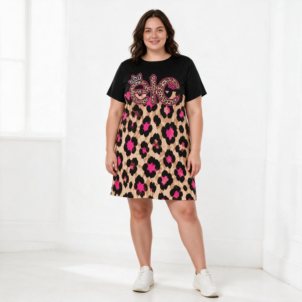 ETC Leopard Tee Dress