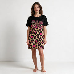 ETC Leopard Tee Dress