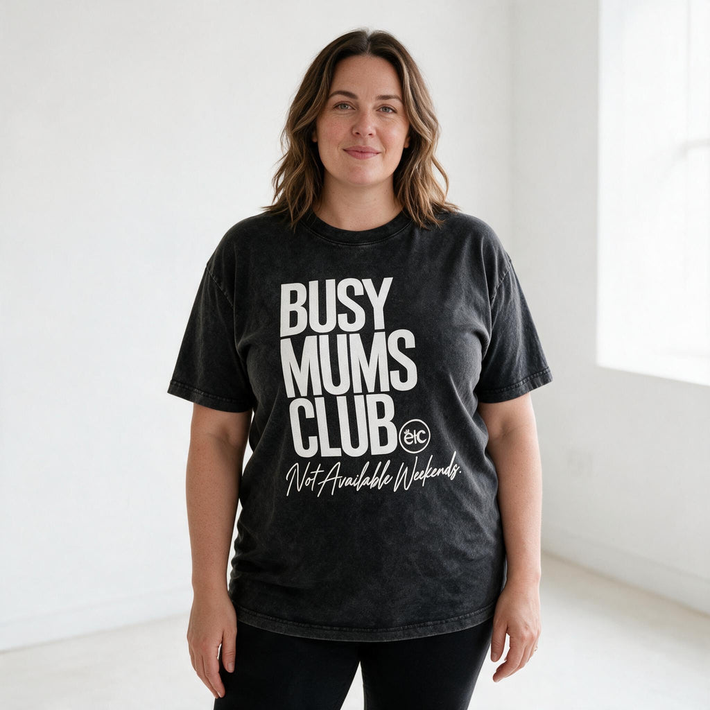 ETC Busy Mums Club Vintage Cotton Tee