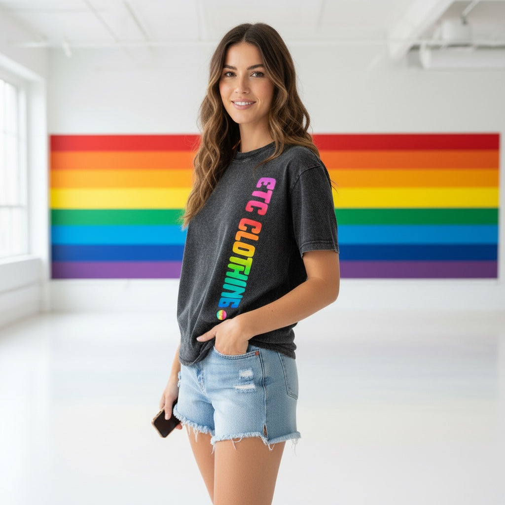 ETC Rainbow Vintage Tee
