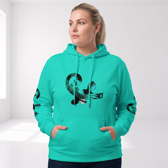 ETC Fantail Fern Mint Cotton Hoodie