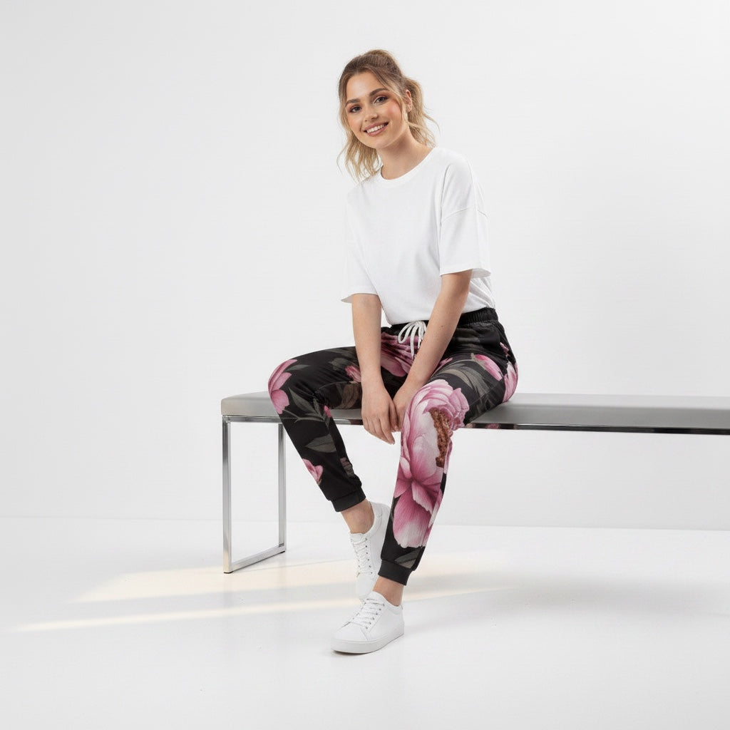 ETC Peonies Floral Sweatpants