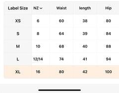 ETC Blue Stretch Denim Skirt