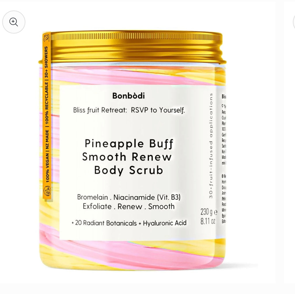 Bon Bodi Pineapple Buƒƒ Smooth Renew Body Scrub - Bliss ƒruit Retreat