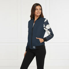 ETC Summer Peonies Bomber Jacket