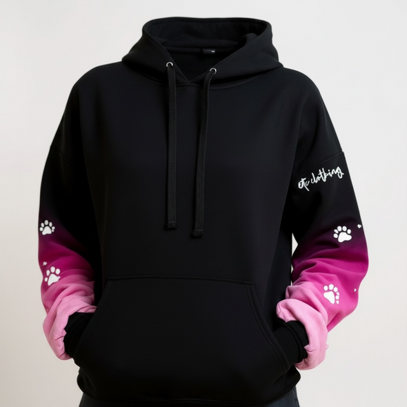Ombre Paws - Charity Hoodie
