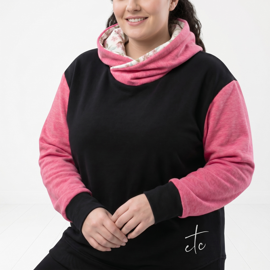 ETC Handmade Floral Hood with Pink arms 2XL (18)